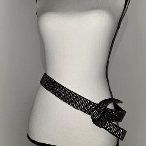 🍒Elegant Black Rhinestone Belt